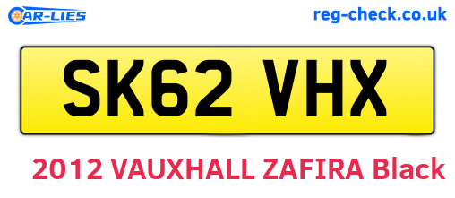 SK62VHX are the vehicle registration plates.