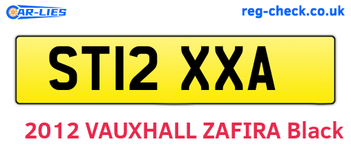 ST12XXA are the vehicle registration plates.