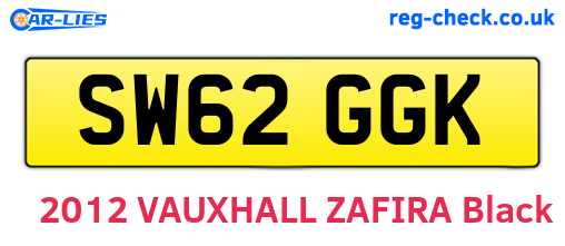 SW62GGK are the vehicle registration plates.