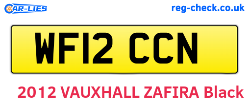 WF12CCN are the vehicle registration plates.