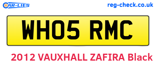 WH05RMC are the vehicle registration plates.