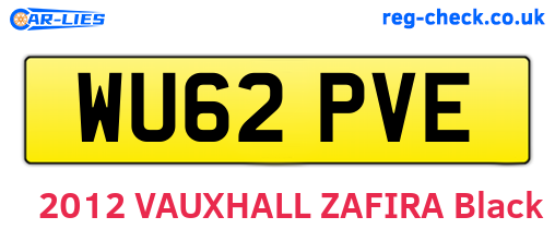 WU62PVE are the vehicle registration plates.