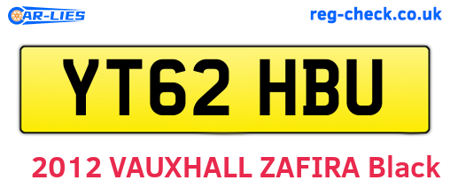 YT62HBU are the vehicle registration plates.