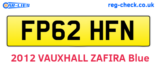 FP62HFN are the vehicle registration plates.