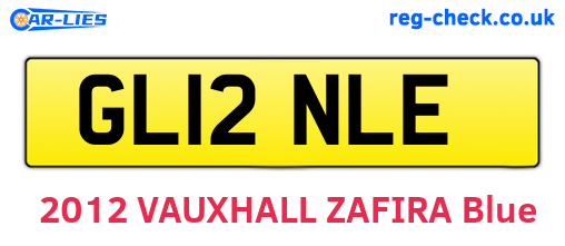 GL12NLE are the vehicle registration plates.