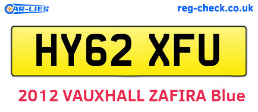 HY62XFU are the vehicle registration plates.