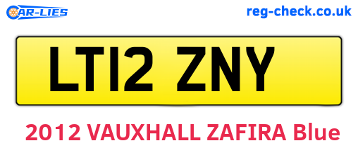 LT12ZNY are the vehicle registration plates.