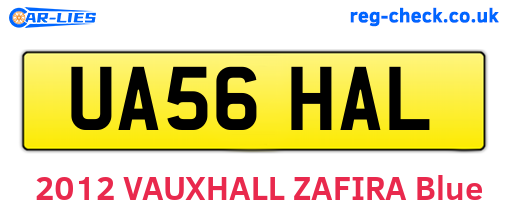 UA56HAL are the vehicle registration plates.