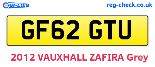 GF62GTU are the vehicle registration plates.