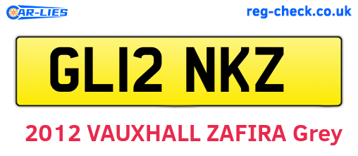 GL12NKZ are the vehicle registration plates.