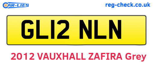 GL12NLN are the vehicle registration plates.
