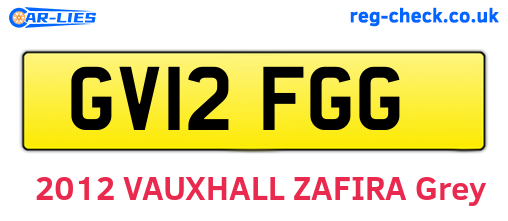 GV12FGG are the vehicle registration plates.
