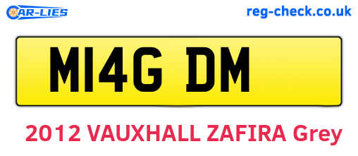 M14GDM are the vehicle registration plates.