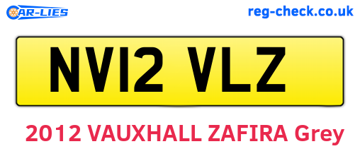 NV12VLZ are the vehicle registration plates.