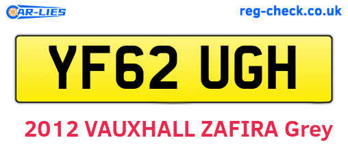 YF62UGH are the vehicle registration plates.