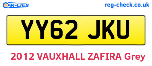 YY62JKU are the vehicle registration plates.