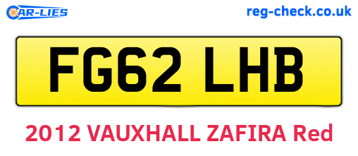 FG62LHB are the vehicle registration plates.