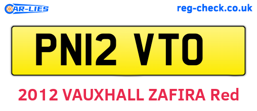 PN12VTO are the vehicle registration plates.