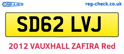 SD62LVJ are the vehicle registration plates.