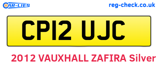 CP12UJC are the vehicle registration plates.