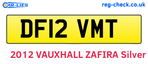 DF12VMT are the vehicle registration plates.