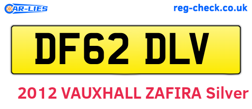 DF62DLV are the vehicle registration plates.