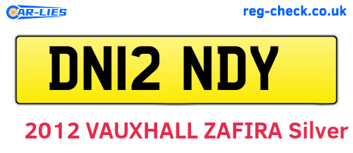 DN12NDY are the vehicle registration plates.