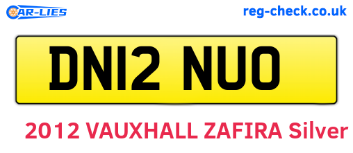 DN12NUO are the vehicle registration plates.