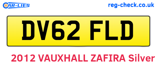 DV62FLD are the vehicle registration plates.