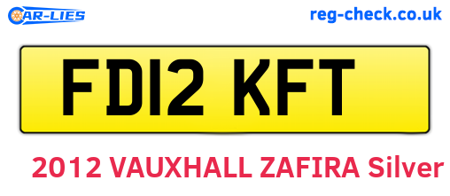 FD12KFT are the vehicle registration plates.