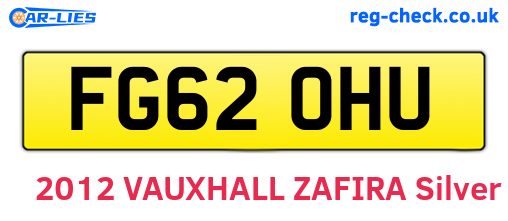 FG62OHU are the vehicle registration plates.