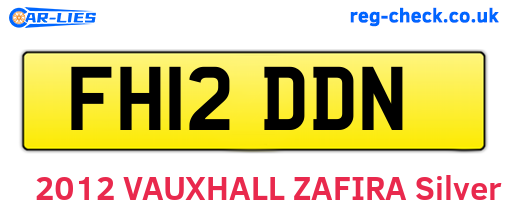 FH12DDN are the vehicle registration plates.