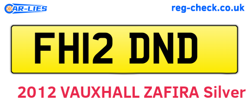 FH12DND are the vehicle registration plates.