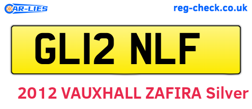 GL12NLF are the vehicle registration plates.
