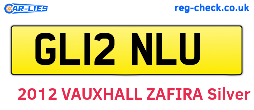 GL12NLU are the vehicle registration plates.