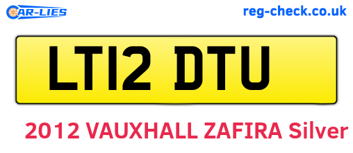 LT12DTU are the vehicle registration plates.