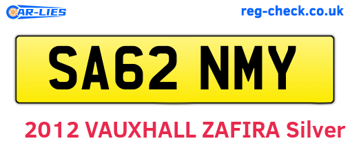 SA62NMY are the vehicle registration plates.