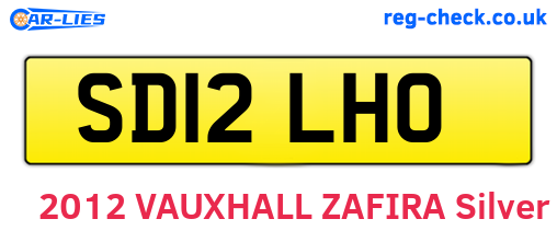 SD12LHO are the vehicle registration plates.