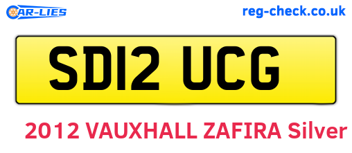 SD12UCG are the vehicle registration plates.
