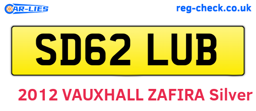 SD62LUB are the vehicle registration plates.