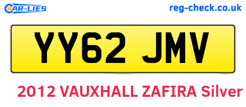 YY62JMV are the vehicle registration plates.