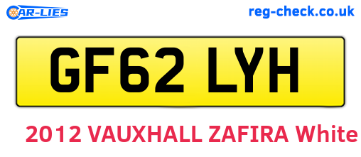 GF62LYH are the vehicle registration plates.