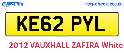 KE62PYL are the vehicle registration plates.