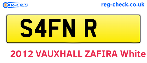 S4FNR are the vehicle registration plates.