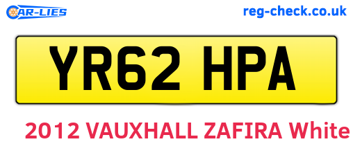 YR62HPA are the vehicle registration plates.
