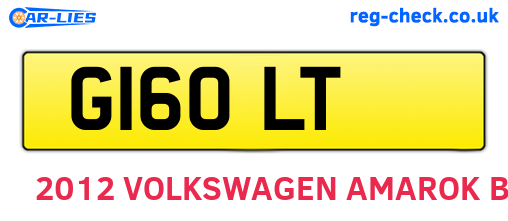 G16OLT are the vehicle registration plates.
