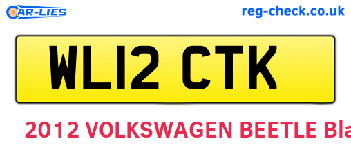 WL12CTK are the vehicle registration plates.