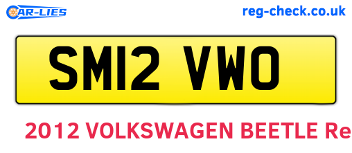 SM12VWO are the vehicle registration plates.