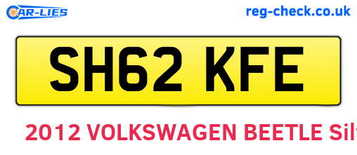 SH62KFE are the vehicle registration plates.