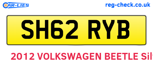 SH62RYB are the vehicle registration plates.